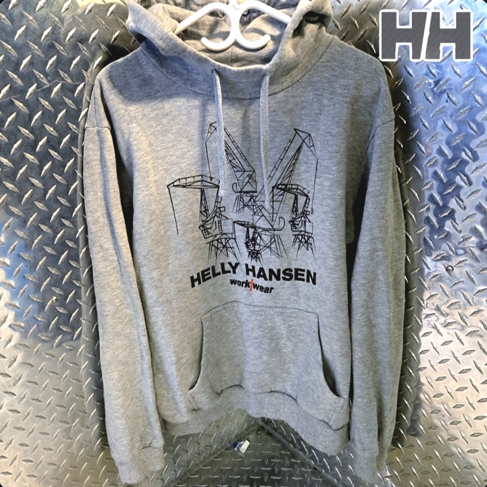 Helly Hansen Light Gray Graphic Hoodie